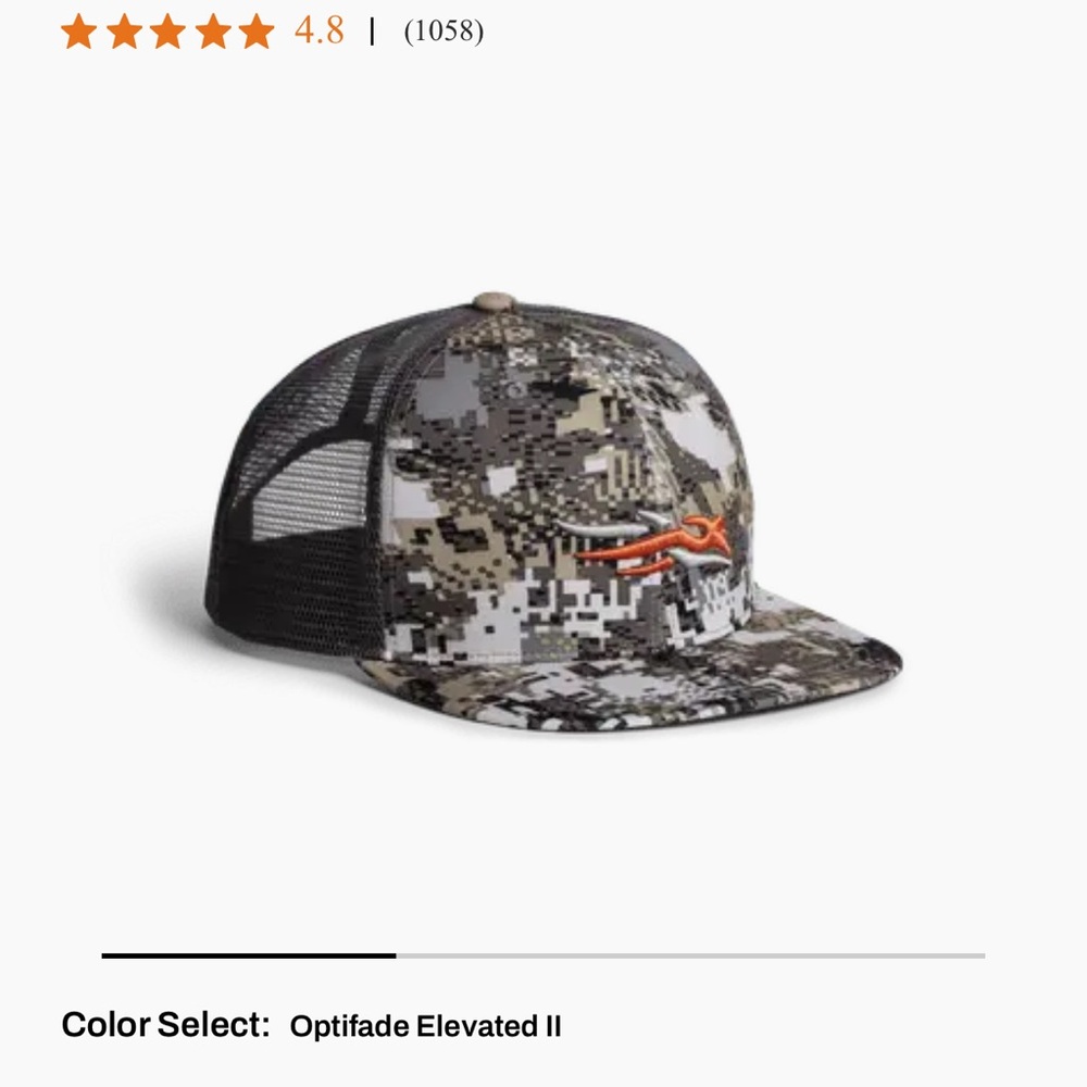 Sitka Camo Mesh Trucker Hat